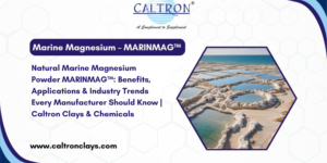 Frequently Asked Questions (FAQs) About Marine Magnesium Powder Choosing the right marine-derived magnesium ingredient involves understanding its composition, manufacturing quality, applications, and supplier capabilities. Whether you're a procurement manager, product developer, formulation scientist, or contract manufacturer, these frequently asked questions will help you make informed sourcing decisions. 1. What Is Marine Magnesium Powder? Marine Magnesium Powder is a premium magnesium ingredient obtained from mineral-rich marine water through advanced purification and controlled manufacturing processes. Unlike magnesium derived from conventional mined sources, marine magnesium naturally contains multiple magnesium compounds along with valuable trace marine minerals. Its premium quality and manufacturing consistency make it suitable for pharmaceutical, nutraceutical, functional food, sports nutrition, and animal nutrition applications. 2. What Makes MARINMAG™ Different from Conventional Magnesium Ingredients? MARINMAG™ is developed from naturally mineral-rich marine water and is manufactured using advanced purification technology to maintain its natural mineral profile. It naturally contains: Magnesium Oxide Magnesium Hydroxide Magnesium Carbonate Additionally, it contains more than 70 naturally occurring trace marine minerals, making it a unique marine-derived magnesium ingredient for premium formulations. Its natural composition, manufacturing consistency, and stringent quality standards distinguish it from many conventional magnesium ingredients available in the market. 3. Which Industries Commonly Use Marine Magnesium Powder? Marine Magnesium Powder is a versatile ingredient used across numerous industries, including: Pharmaceutical manufacturing Nutraceutical production Functional food manufacturing Sports nutrition Dietary supplements Functional beverages Wellness formulations Animal nutrition Mineral premixes Its broad compatibility allows manufacturers to develop a wide range of premium products. 4. Why Is Marine Magnesium Powder Becoming More Popular? Several market trends have contributed to the increasing demand for Marine Magnesium Powder. These include: Growing preference for naturally sourced ingredients Expansion of the nutraceutical industry Rising demand for premium formulations Increased focus on clean-label products Sustainable ingredient sourcing Continuous innovation in functional foods and wellness products As manufacturers continue developing premium healthcare products, marine-derived mineral ingredients are becoming an increasingly preferred choice. 5. What Should Businesses Consider When Choosing a Marine Magnesium Powder Manufacturer? Selecting the right manufacturing partner is essential for maintaining product quality and production efficiency. Businesses should evaluate: Marine source quality Manufacturing technology Product consistency Quality assurance systems Batch-to-batch reliability Technical documentation Manufacturing capacity Export capabilities Customer and technical support A reliable supplier contributes to long-term operational success and consistent product performance. 6. Is MARINMAG™ Suitable for Pharmaceutical Applications? Yes. MARINMAG™ is manufactured using controlled production processes supported by comprehensive quality assurance systems. Its consistent quality, high purity, and complete technical documentation make it suitable for pharmaceutical manufacturers seeking dependable marine-derived magnesium ingredients for various formulation requirements. 7. Can MARINMAG™ Be Used in Nutraceutical Products? Absolutely. MARINMAG™ is widely suitable for nutraceutical product development, including: Dietary supplements Tablets Capsules Powder blends Functional beverages Wellness products Sports nutrition formulations Its naturally derived marine origin supports premium nutraceutical product positioning while maintaining manufacturing consistency. 8. Why Is Batch-to-Batch Consistency Important? Consistency is essential for manufacturers producing pharmaceutical and nutraceutical products. Reliable batch quality helps manufacturers achieve: Stable production processes Uniform finished products Reduced formulation variability Improved manufacturing efficiency Greater customer confidence Manufacturers that maintain strict production controls can consistently deliver products meeting established quality specifications. 9. Why Choose Caltron Clays & Chemicals as Your Marine Magnesium Powder Manufacturer in India? Caltron Clays & Chemicals combines advanced manufacturing technology, rigorous quality assurance, and industry expertise to supply premium marine-derived magnesium ingredients to customers across India and international markets. Key advantages include: Premium MARINMAG™ Marine Magnesium Powder Naturally derived marine mineral composition Advanced purification technology Strict quality control procedures Consistent batch-to-batch production Complete technical documentation (COA, TDS & SDS) Reliable domestic and global supply Dedicated technical and customer support These capabilities make Caltron Clays & Chemicals a trusted manufacturing partner for businesses seeking high-quality marine magnesium ingredients. 10. How Can Businesses Partner with Caltron Clays & Chemicals? Businesses looking for a reliable Marine Magnesium Powder Manufacturer in India can connect with Caltron Clays & Chemicals to discuss their sourcing and product development requirements. The team can assist with: Product specifications Technical documentation Bulk procurement Export inquiries Application guidance Long-term manufacturing partnerships By working closely with customers, Caltron Clays & Chemicals aims to provide dependable ingredient solutions that support product innovation and business growth. Conclusion The future of pharmaceutical, nutraceutical, and functional food manufacturing lies in selecting ingredients that combine quality, consistency, and sustainability. As demand for premium healthcare and wellness products continues to grow, manufacturers are increasingly seeking marine-derived mineral ingredients that support both product innovation and market differentiation. Marine Magnesium Powder has emerged as a preferred solution because of its naturally balanced marine mineral composition, advanced manufacturing standards, and versatility across multiple industrial applications. Whether used in pharmaceutical formulations, dietary supplements, sports nutrition products, or functional foods, it offers manufacturers a dependable ingredient for developing premium formulations. With MARINMAG™, Caltron Clays & Chemicals delivers a marine-derived magnesium solution manufactured to stringent quality standards and supported by reliable technical expertise. As a trusted Marine Magnesium Powder Manufacturer in India, the company is committed to helping businesses source high-quality ingredients with confidence. Choosing the right manufacturing partner is an investment in product quality, operational efficiency, and long-term business success. By combining advanced production capabilities, comprehensive quality assurance, and dependable supply, Caltron Clays & Chemicals continues to support manufacturers in building innovative products for today's evolving healthcare and nutrition industries.