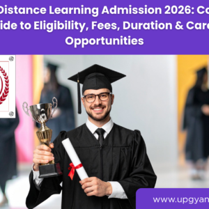 B.Com Distance Learning Admission 2026-Upgyan Academy